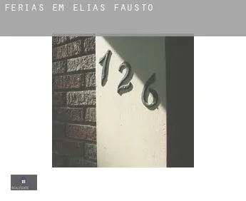 Férias em  Elias Fausto