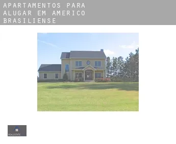 Apartamentos para alugar em  Américo Brasiliense