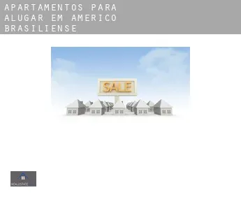 Apartamentos para alugar em  Américo Brasiliense